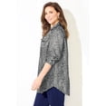 thumbnail image 3 of Catherines Women's Plus Size Modern Camp Shirt, 3 of 6