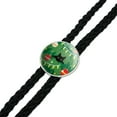 thumbnail image 2 of Black Cat Hiding in Christmas Tree Western Southwest Cowboy Necktie Bow Bolo Tie, 2 of 3