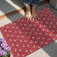 thumbnail image 4 of Red Christmas Deer and Snowflake Pattern Door Rugs,Washable Non Slip Door Mats Indoor,Decorative Door Mats,Entry Mat Indoor for Entrance,Bedroom,Kitchen,Bathroom,20"x32", 4 of 6