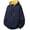 A-Dark Blue482, variant on XIAOCHA Men's Contrast Lined Hoodie Oversized Long Sleeve Hooded Pullover Sweatshirt Soft Minimalist Casual Hoodies