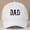 White, variant on HNMKIU Embroidered Baseball Cap for Father's Day Featuring Classic DAD Design on Adjustable Style Hat White,One Size