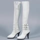 thumbnail image 3 of Botas Suaves de Mujer Yotijar 1/6 de Accesorios Blanco, 3 of 8