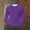 Purple, variant on UTSJKR Men's Waffle Knit Long Sleeve Crew Neck T-Shirt, Ultra Soft Elastic Loose Fit Top, Ideal for Daily Casual Gym Workout Loungewear Home Relaxation Yellow XL