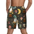 thumbnail image 3 of Kdxio Gnome Insect Frog Print Men'S Swim Trunks With Compression Liner 7 Inch Inseam Quick Dry Swim Shorts, 3 of 7