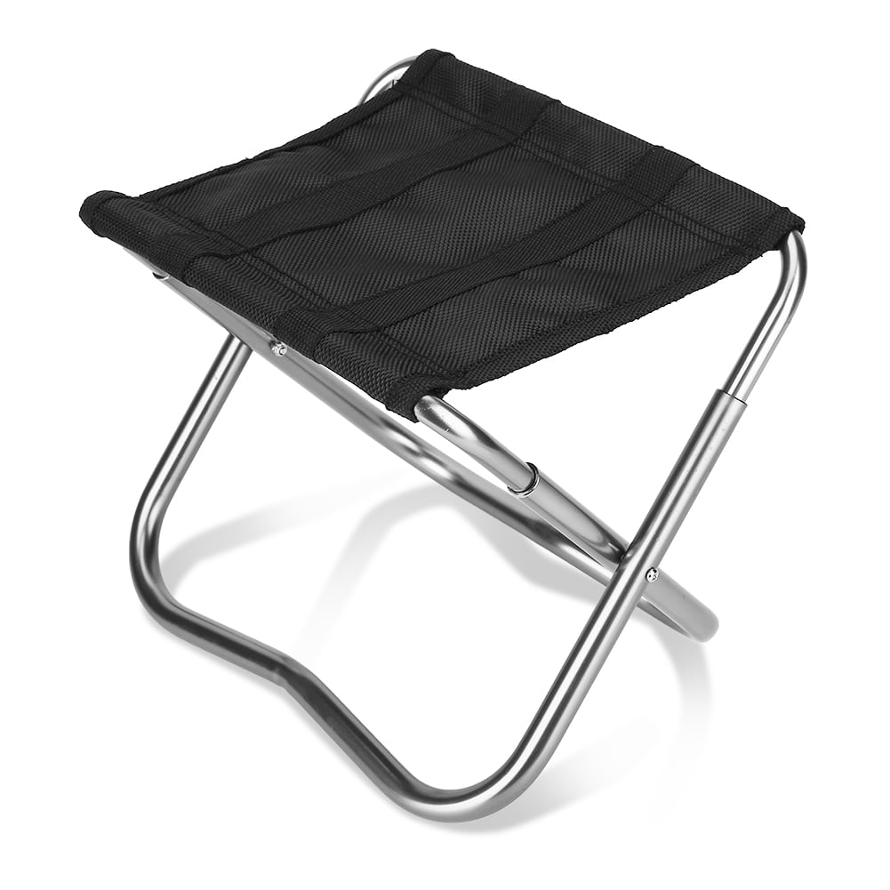 Mgaxyff Mini Portable Chair,Portable Folding Stool Aluminum Alloy