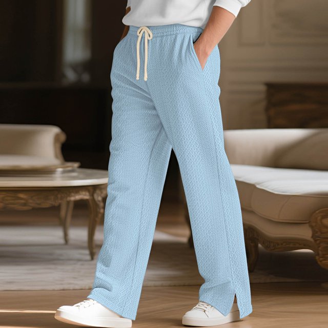 Pantalones de trabajo para hombre, de color liso, informales, con múltiples bolsillos, cremallera y botones, de poliéster