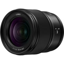 Panasonic LUMIX S Series Camera Lens, 18mm F1.8 L-Mount Interchangeable Lens for Mirrorless Full Frame Digital Cameras - S-S18