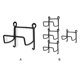 thumbnail image 5 of Bearachild Estante de vino Montado en la pared Barra de granja Soporte de cocina Estante apilable Almacenamiento y organización del hogar 4 piezas Bearachild HA063491-02B, 5 of 6