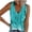 Blue, variant on Women's Vintage Ethnic Tassel Print Sleeveless Tank Top Casual Boho Stretch Ribbed Cami Blouse, Pink XXL