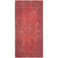 thumbnail image 6 of SAFAVIEH Classic Vintage Ivonette Overdyed Border Cotton Runner Rug, Red, 2'4" x 8', 6 of 8