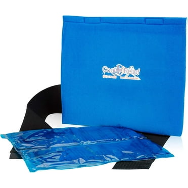 CoolRelief FlexGel - Versatile Gel Ice Pack Wrap for Knee, Shoulder, and Hip - Medical Grade Reusable - Advanced Cold Therapy (11" x 12" - Single Pack)