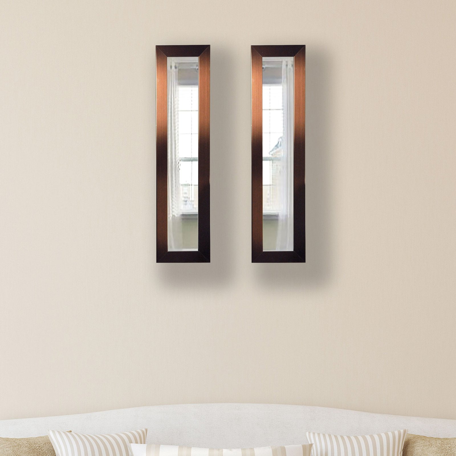 Rayne Mirrors Molly Dawn Shiny Bronze Wall Mirror