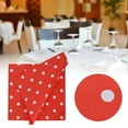 thumbnail image 3 of Vajilla festiva para bodas y cumpleaños Servilletas de fiesta con lunares rojos, paquete de 20, 3 of 8