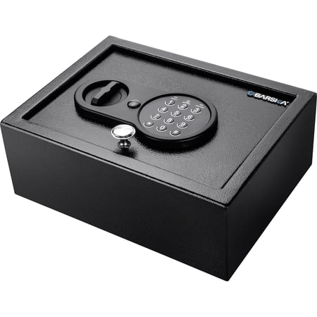 Barska AX12622 Top Opening Keypad Security Drawer Safe, 0.21 Cubic Ft