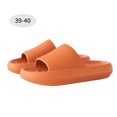 thumbnail image 1 of Zapatillas de casa, sandalias antideslizantes de EVA, zapatillas de suela gruesa con punta abierta para parejas, rojo anaranjado, adecuadas para el tamaño 39-40 2 piezas Yuarrent AP001383-11B, 1 of 7
