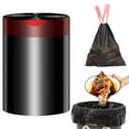 thumbnail image 1 of 75 45*45 Garbage Bags, Garbage Bag Thickened and Non Dirty Automatic Hand Closing Garbage Bag Portable Plastic Bag Household Kitchen Garbage, 1 of 9