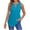 Blue3, variant on Babysbule Women's Summer V-Neck Sleeveless Top with Chest Cushion & Side Pleats, Lightweight Casual Fashion Blouse for Daily Wear