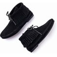 thumbnail image 2 of Women's Classic Fringe Hardsole, Black, Size 8.5, 2 of 5