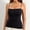 Black, variant on HOMBOM Womens Slim Tank Top with Built in Bra Summer Camisole Gray Sleeveless Fitted Top for Ladies