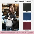 thumbnail image 6 of Kedzie Aire Convertible Backpack Crossbody Carry-On Bag, Taupe (Women's), 6 of 10