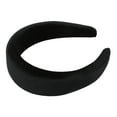 thumbnail image 5 of Unique Bargains 1 Pc Simple Pure Color Headbands for Women Black, 5 of 6