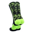 thumbnail image 2 of Digital Camo Crew Socks (Navy/Neon Green, Small), 2 of 2