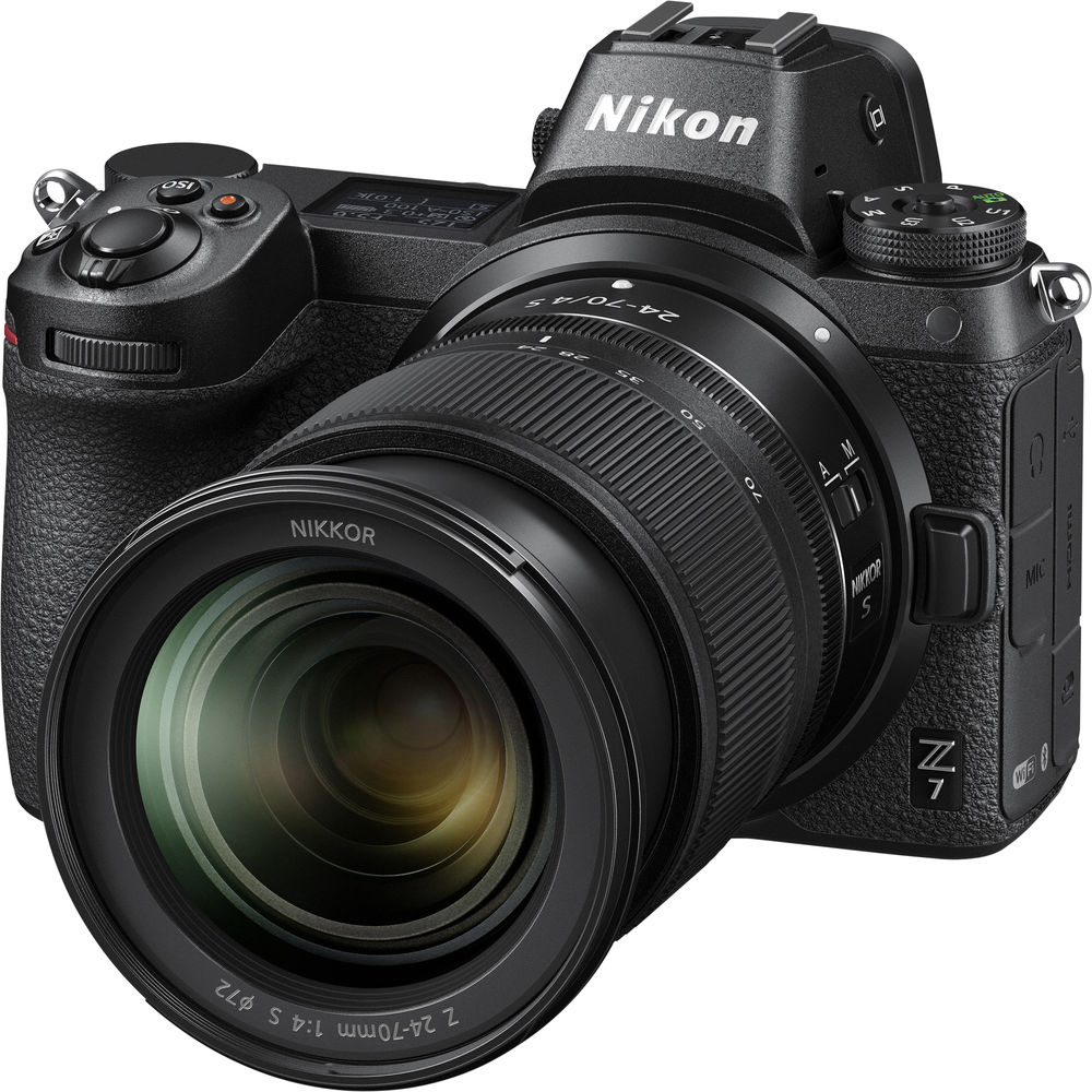 Nikon Z 7 Mirrorless Digital Camera with 24-70mm Lens (Intl Model) - with Cleaning Kit - image 3 of 5