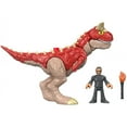 thumbnail image 4 of Imaginext Jurassic World Dr. Malcolm and Carnotaurus Action Figure Set for Ages 3 to 8, 4 of 9