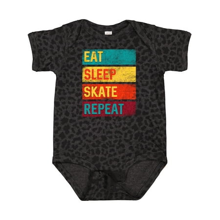 

Inktastic Skating Eat Sleep Skate Repeat Gift Baby Boy or Baby Girl Bodysuit