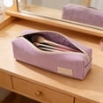 thumbnail image 5 of Lunxisen 4 Pcs Corduroy Pencil Pouch Organizer Stationery Case for Students Large Capacity Storage Essential Supplies Holder, 5 of 8