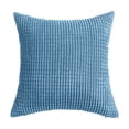 thumbnail image 1 of Funda de almohada 45 x 45 cm para sofá cama de salón, decoración del hogar, cuadrada, de pana suave, 1 of 3