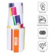thumbnail image 3 of 1 rollo/300 Uds etiqueta adhesiva de nombre práctica etiqueta de precio práctica pegatina de marca de clasificación pegar pegatina de papel de nota, 3 of 6