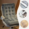 thumbnail image 4 of HAOAN Clearance Rocking Chair Cushion  Rocker Chairs Replacement Cushions Set for Indoor  Water Resistant Extra Cozy Tufted Seat Pads and Non Slip High Back Pad with Ties for Outdoor, 4 of 9