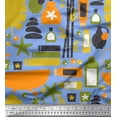 thumbnail image 1 of Soimoi Silk Fabric Candle & Spa Bottle Women Print Fabric by The Yard 42 Inch Wide, 1 of 1