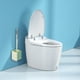 thumbnail image 5 of Cepillo de Inodoro de Esquina Muerta, Cepillo de Limpieza para Baño, Inodoro, Mango Largo, Montaje En Pared, Plástico, Cerdas Suaves, Juego de Cepillos con Base, 5 of 7