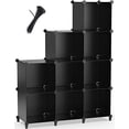 thumbnail image 1 of HOMIDEC Organisateur de Placard, Organisateurs et Rangements de Placard à 9 Cubes, Étagères de Rangement Portables, Organisateurs de Placard et Étagères de Rangement, Organisateur de Rangement pour Vêtements, Placard, Garde-Robe, 1 of 5