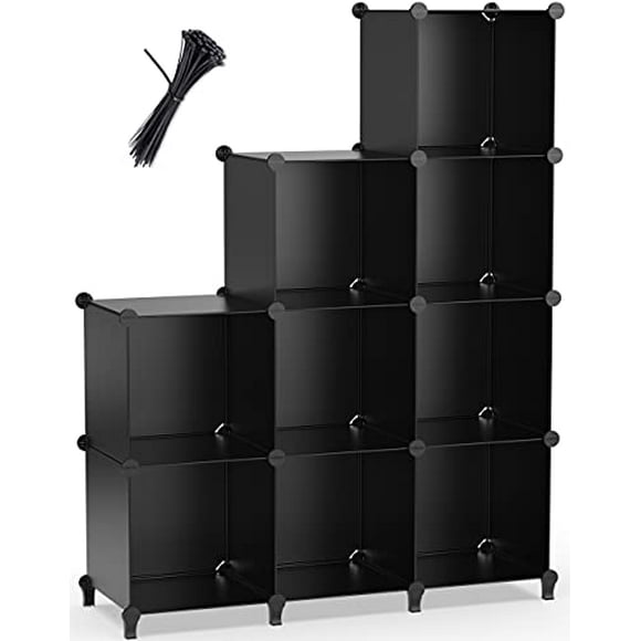 HOMIDEC Closet Organizer, 9-Cube Closet Organizers and Storage, Portable Closet Storage Shelves, Closet Organizers and Storage Shelves, Clothes Storage Organizer for Garment Racks, Closet, Wardrobe