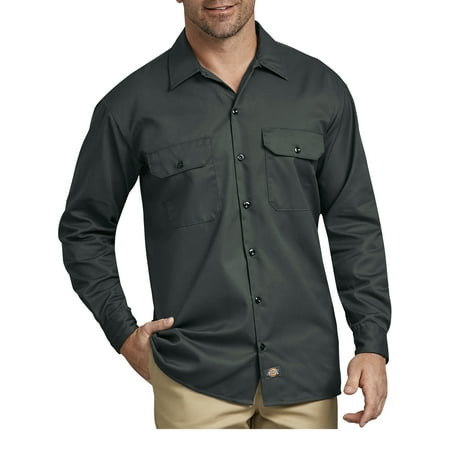 Men's Original Fit Long Sleeve Twill Work Shirt