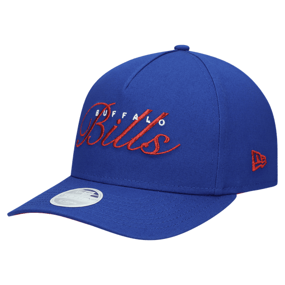 Women's New Era  Royal Buffalo Bills  Metallic 9FORTY M-Crown A-Frame Adjustable Hat