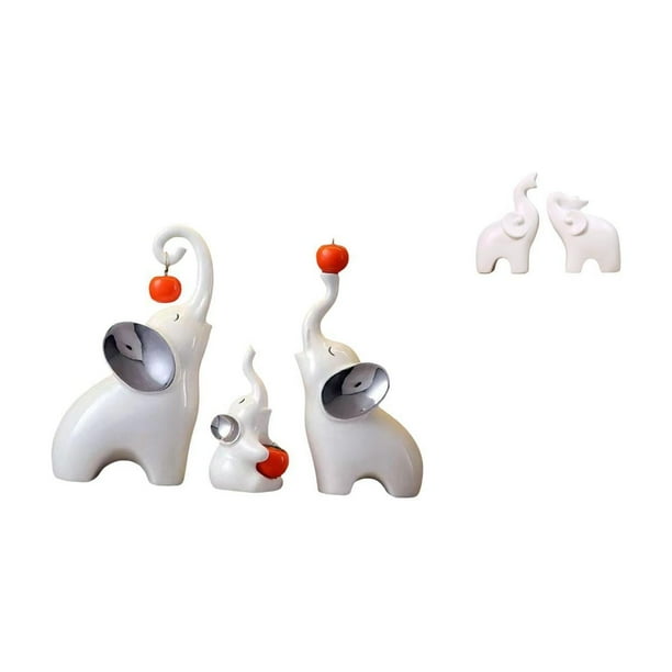 Esculturas de elefantes,Estatuas de elefantes,decoración del hogar,artesanías de cerámica,Escultura de elefante,Esculturas de elefantes de resina para decoración del hogar,Estatuas de