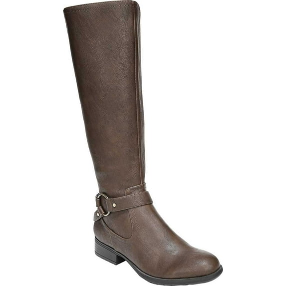 Women's Life Stride X-Felicity Wide Calf Riding Boot Dark Tan Polyurethane 5.5 M