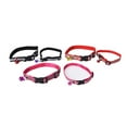thumbnail image 3 of UDIYO Pet Puppy Cat Dog Kitten Soft Glossy Reflective Collar Safety Buckle with Bell, 3 of 7
