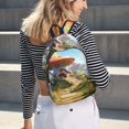 thumbnail image 6 of Yiaed Cute Mushroom Town Print Backpack, Premium Laptop Backpack, Travel Backpack for Women, Lightweight Backpacks, Comfortable Back Pack-Medium, 6 of 7