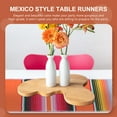 thumbnail image 3 of Camino de mesa estilo mexicano, camino de mesa para comedor, mantel decorativo, 3 of 5
