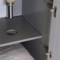 thumbnail image 6 of Fresca Windsor 60" Gray Textured Traditional Double Sink Bathroom Vanity with Mirrors, 6 of 11