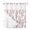 Red, variant on No Hook Shower Curtains with Snap-in Liner Set, Red Botanical Waterproof Hotel Style Bathroom Shower Curtain, Pastoral Elegant Spring Floral Breathable Mesh Top Window Bath Curtains 36''x72''