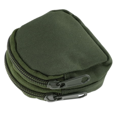 Masteelf Olive Green Nylon Waterproof Bag for Phone Outdoor Pouch Square Women