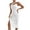 White, variant on IROINNID Formal Dress for Women Wedding Guest Homecoming Party Trendy Hollow Out Sleeveless Dress,Beige