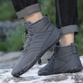 thumbnail image 4 of Outdoor Sports Cotton Shoes For Men And Women Winter Warm Slip-on Boots Wear-resistant Anti-ski Thickened Shoes Couple, 4 of 11