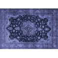 thumbnail image 1 of Ahgly Company Indoor Rectangle Persian Blue Traditional Area Rugs, 5' x 7', 1 of 4